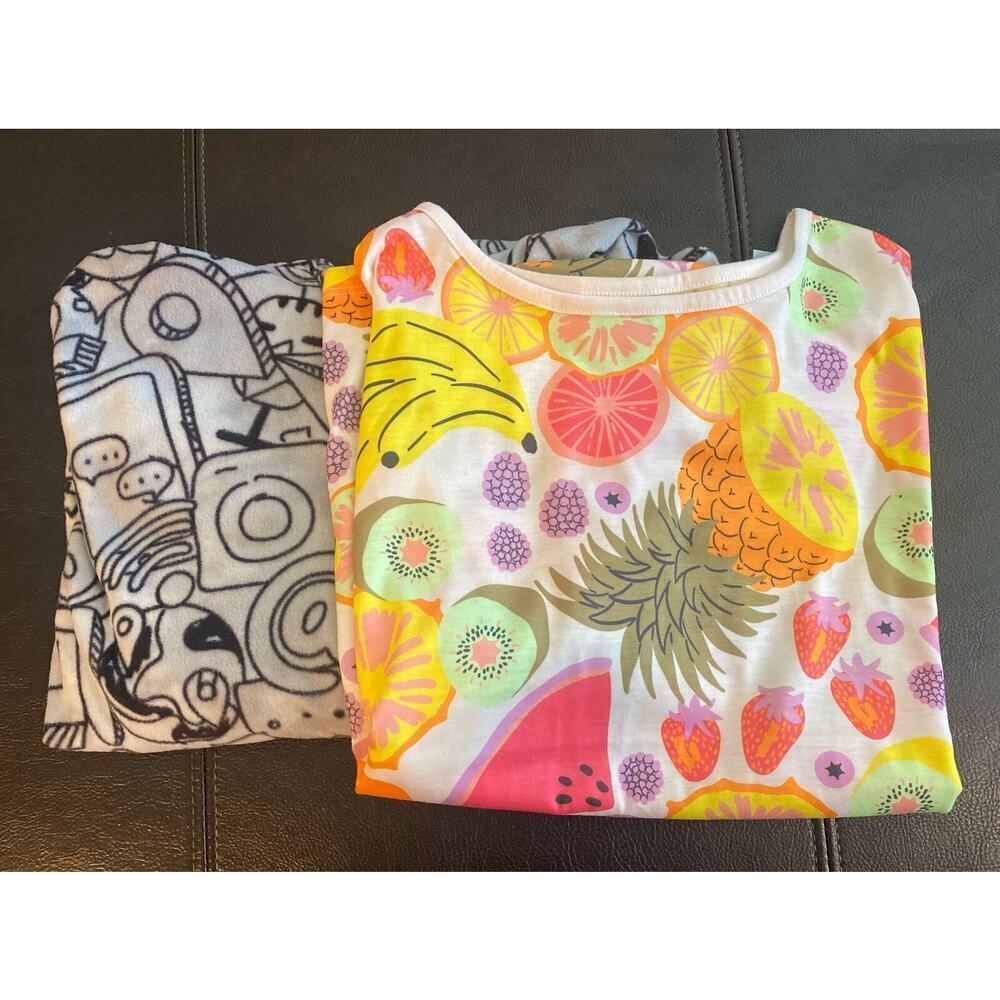 Girls Cat And Jack XS (4/5) Lot Of 2 Items Sleepwear NWT